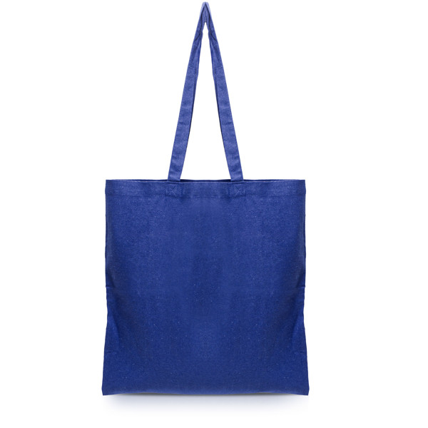 Saco De Algodão Reciclado, Asa Comprida - Azul Royal
