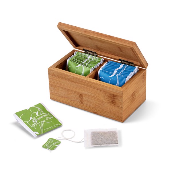 PS - BURDOCK. Bamboo tea box
