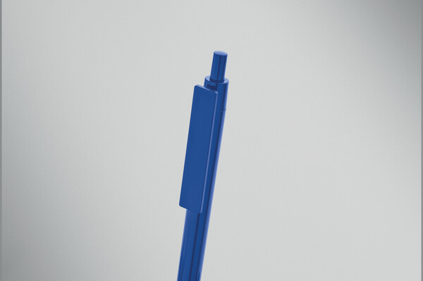 Stylo à bille en ABS recyclé Ampla - Bleu Royal