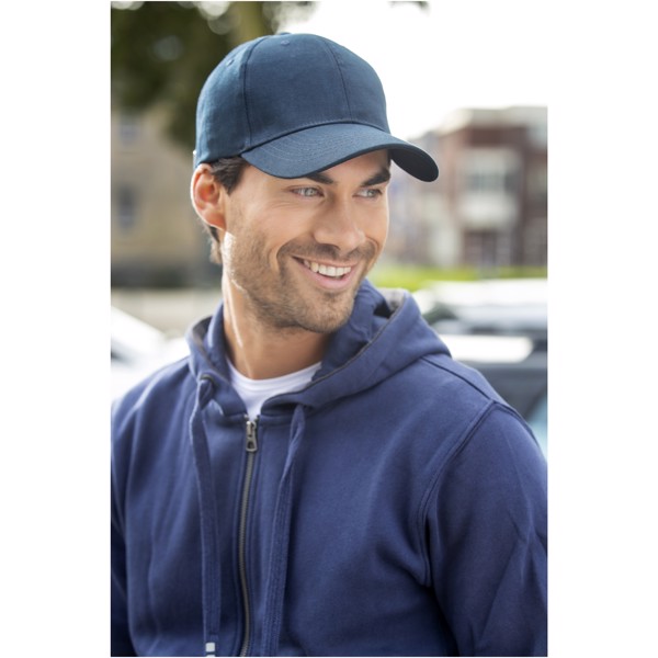 Davis 6 panel cap - White