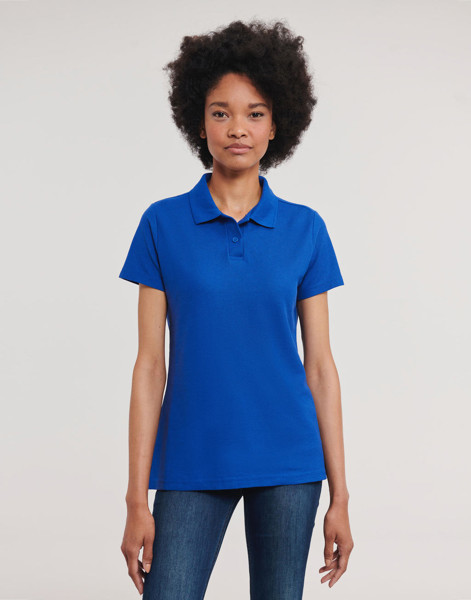 Ladies' Classic Polycotton Polo - White / 2XL