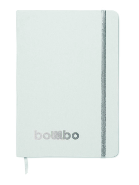 Notebook A5 rivelatore di color Route White - Argento