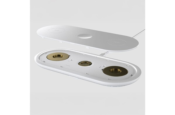 Chargeur sans fil rapide 3-en-1 15 W   téléphones / Apple Watch / AirPod