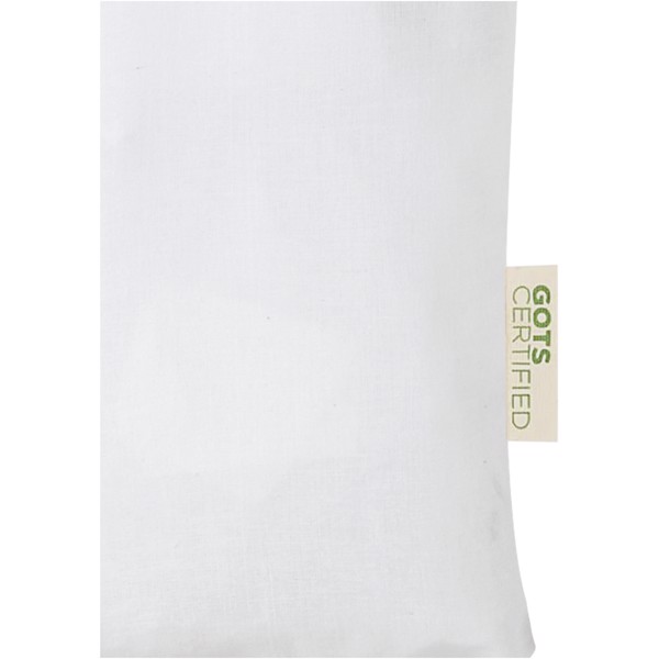 Orissa 100 g/m² Sac fourre-tout en coton biologique 7L - Blanc