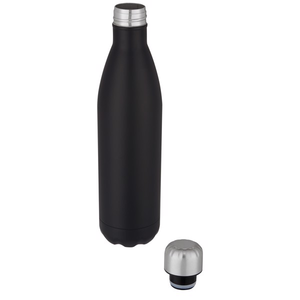 Bouteille Cove de 750 ml en acier inoxydable à isolation sous vide - Noir