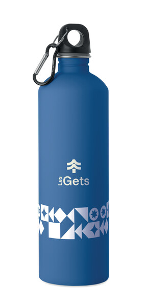 Bouteille à simple paroi 750ml Rebig Moss Soft - Bleu Royal