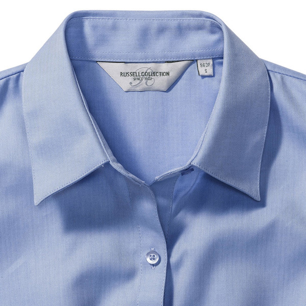 Ladies' Herringbone Shirt - White / 2XL (44)