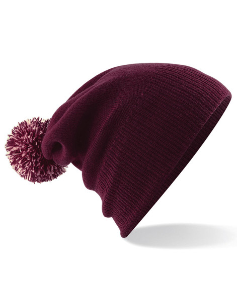 Snowstar Beanie - White / Black / ONE SIZE