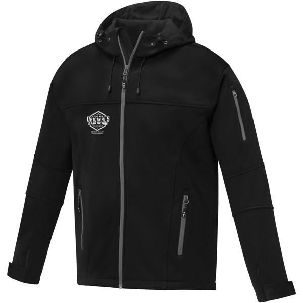 Match Softshelljacke für Herren - schwarz / XL