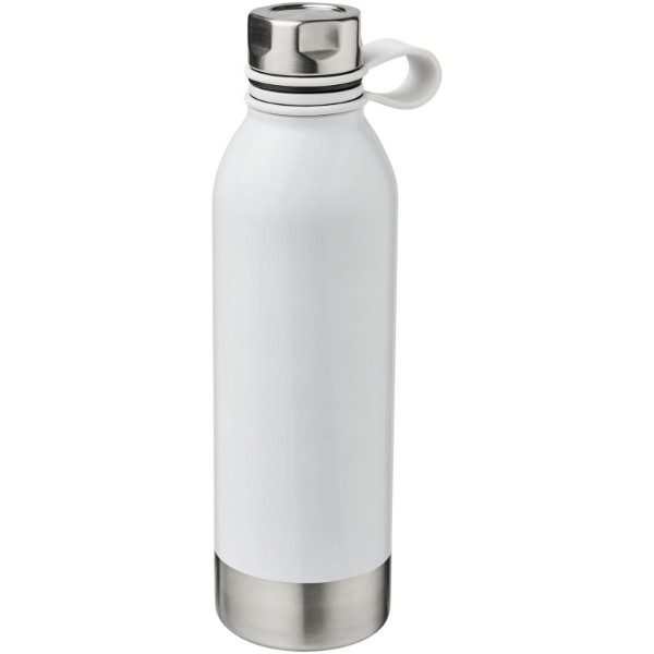 Bouteille de sport 740ml en acier inoxydable Perth - Blanc