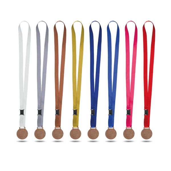 MEDAILLE SUR-MESURE MDF EP 3 mm MAXI 30 cm2 AVEC CORDON SATIN - Blanc