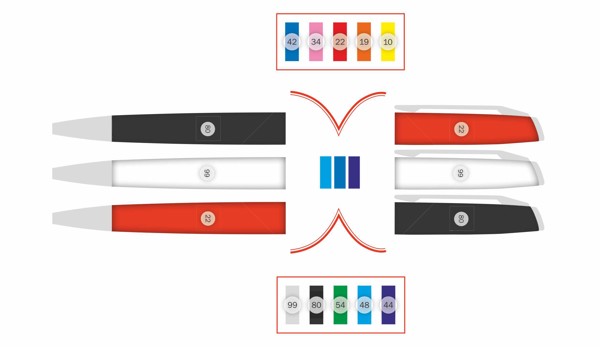 Republica Freestyle plastic pen, 132 mm length