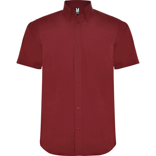 Aifos Short Sleeve Shirt - GRANATE / 3XL
