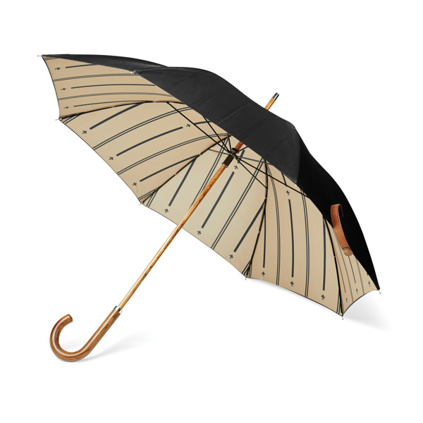 VINGA Bosler AWARE™ recycled pet 23" umbrella - Black