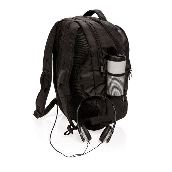 Swiss Peak laptop backpack, 1680D polyester