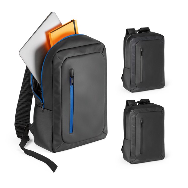 OSASCO. Voděodolný batoh na notebook z polyesteru 600D 15.6'' - Černá