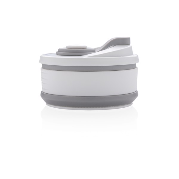 Zložljiva skodelica Xd Collection, 350 ml silikon - Siva