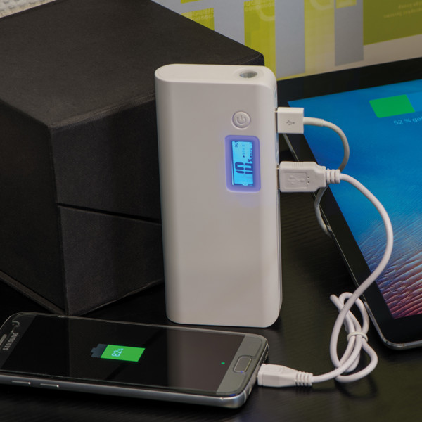 Power bank 10,000 mAH RUBEN - White