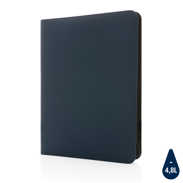 Impact Aware™ deluxe 300D tech portfolio with zipper - Navy