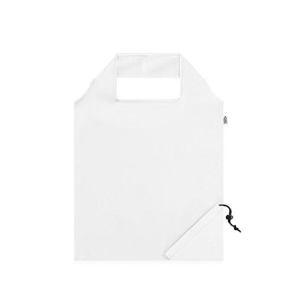 BEIRA. 190T rPET folding bag - White