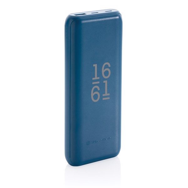 Powerbank 20.000 mAh 18W Pd Urban Vitamin Pasadena - Bleu