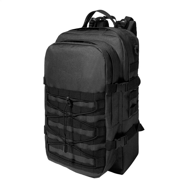 Rpet Outdoor Backpack Tactbak - Black