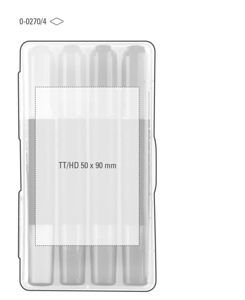 LIQEO HIGHLIGHTER PEN 4er SET