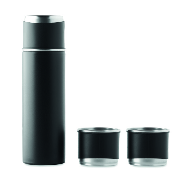 Conjunto garrafa e caneca aço Sharm