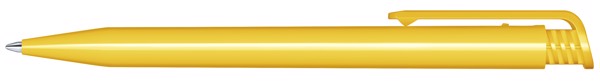 Senator® Super Hit Polished, Push Ball Pen - Yellow Similar PMS 7408