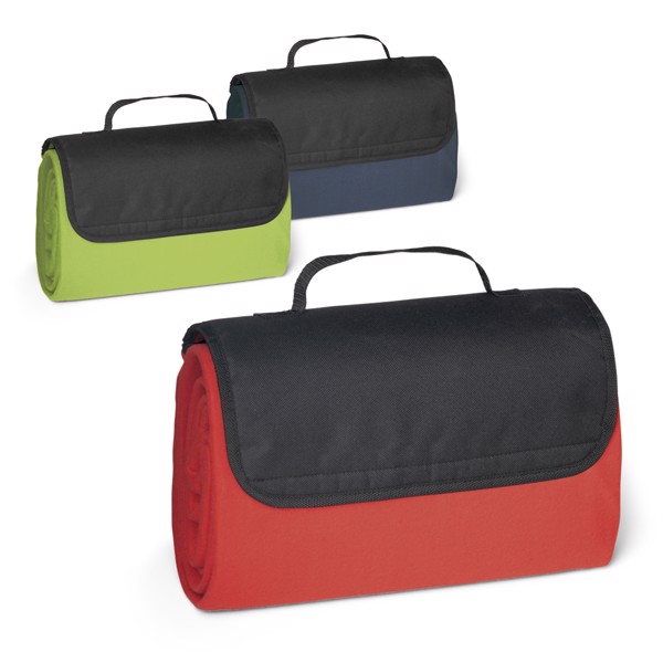 RILEY. picnic plaid (180 g/m²) med vandafvisende bagside - Sort