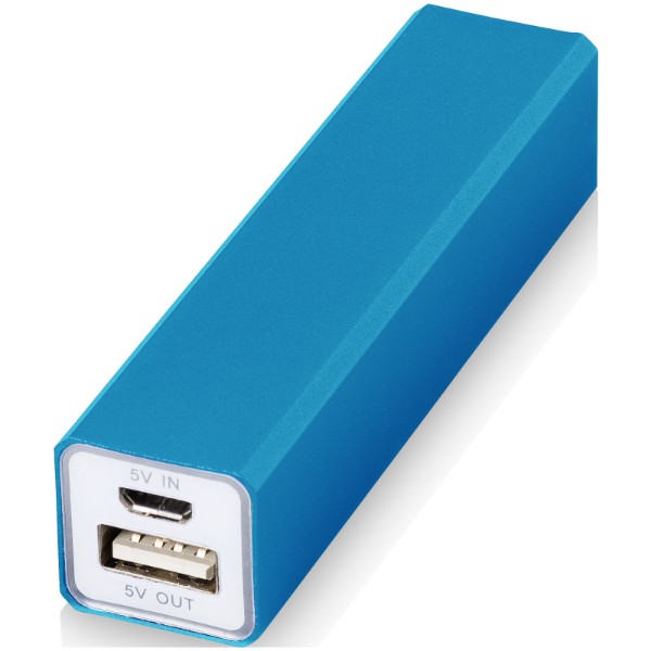 powerbank, power bank, opladen, oplader, laden - Bleu / 2600mAh