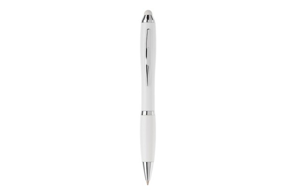 Ball pen Hawaï stylus hardcolour - White / White