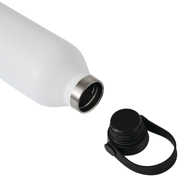 Vacuum Insulated Bottle Steelloop - White