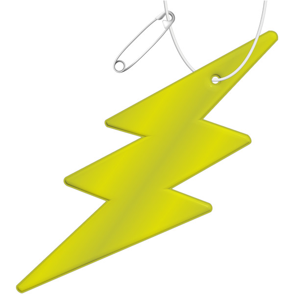 Pendente ´refletor de PVC de relâmpago RFX™ - Amarelo neón