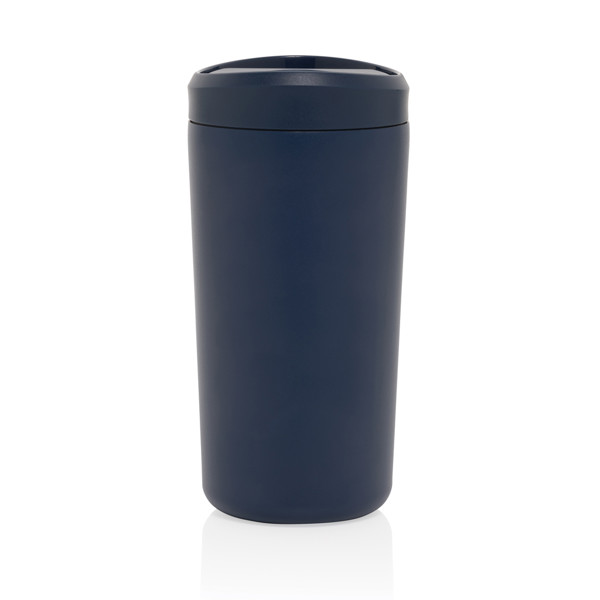 Mug 400ml en acier recyclé RCS Avira Alix - Bleu Marine