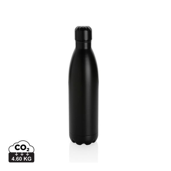 Celofarebná nerezová termo fľaša 750ml - Čierna
