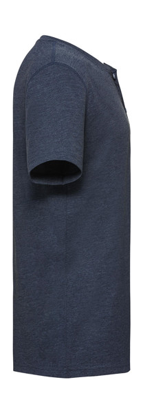 Men's Henley Hd T - Grey Marl / XS