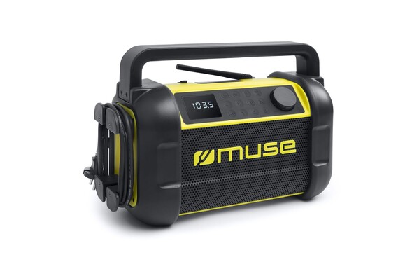 Muse M-928 work radio bluetooth, 20W speaker - Black / Yellow