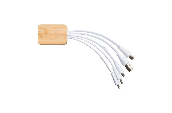 Câble de recharge bambou et R-PET