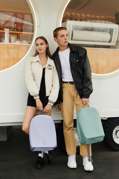 Nedobytný batoh Bobby Soft - Iceberg Green / Sivá