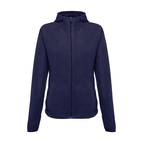 THC HELSINKI WOMEN. Women's Polar fleece jacket with elasticated cuffs - Navy Blue / XL