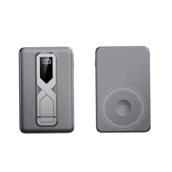 Magsafe powerbank 10000mAh with a stand - SILVER
