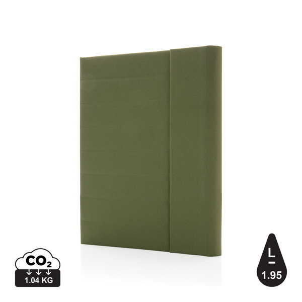 Impact Aware™ A4 portfolio with magnetic closure - Green