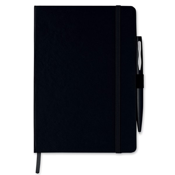 A5 note book with pen Notaplus - Black