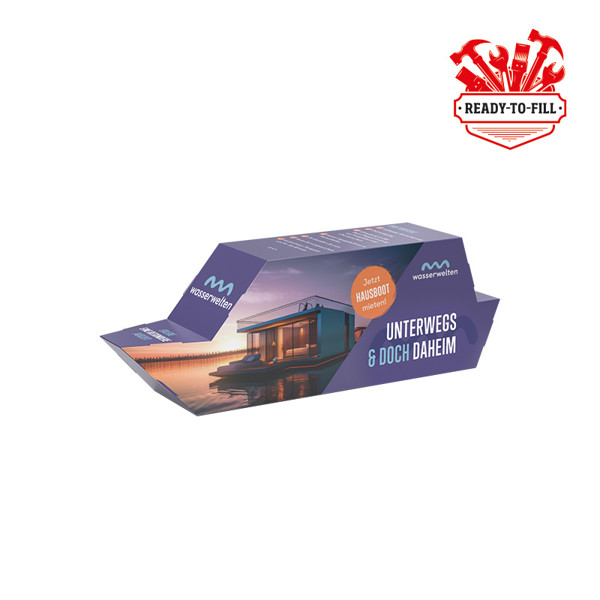 3D present ship, filling provided by the customer