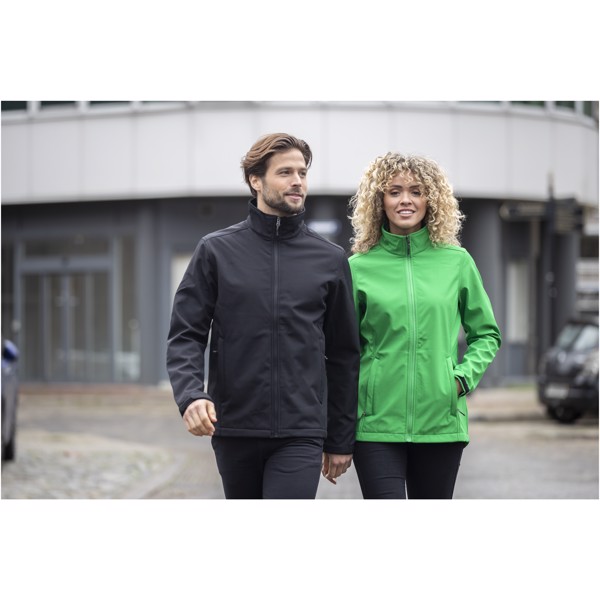 Maxson softshell jakke - Ensfarvet sort / 2XL