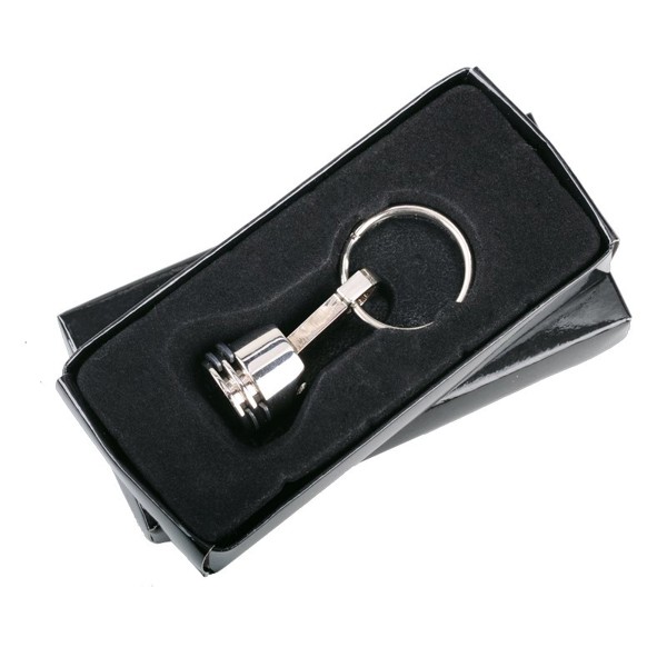 Piston metal keyring