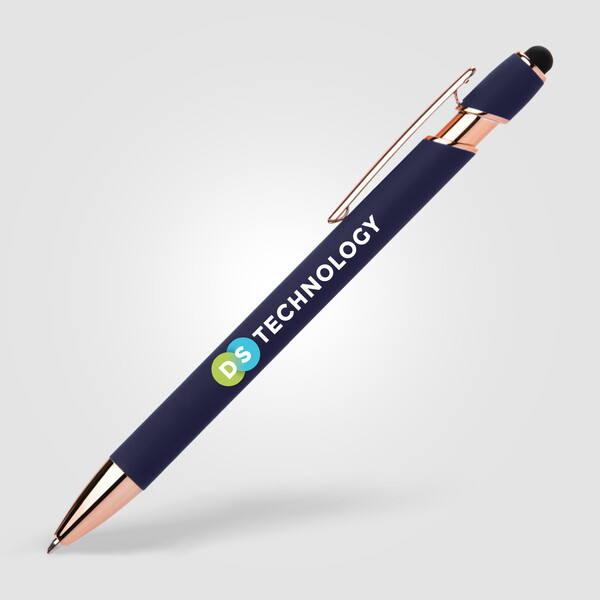 Prince Softy Rose Gold avec Stylet - Bleu / Jet d’encre 4 couleurs