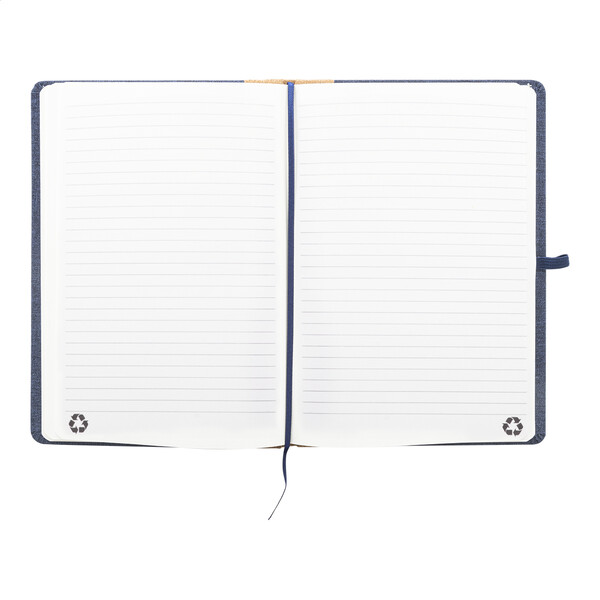 Carnet De Notes En Rpet Coppet - Bleu Foncé