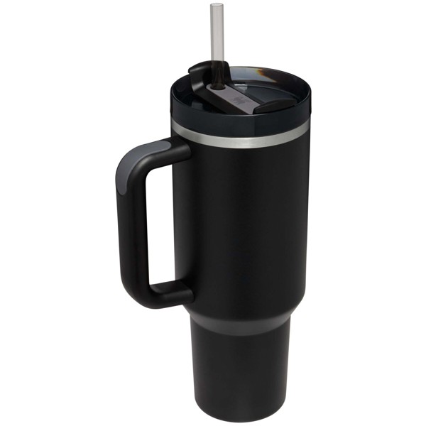 Stanley Quencher H2.0 1200 ml krus - Ensfarvet sort